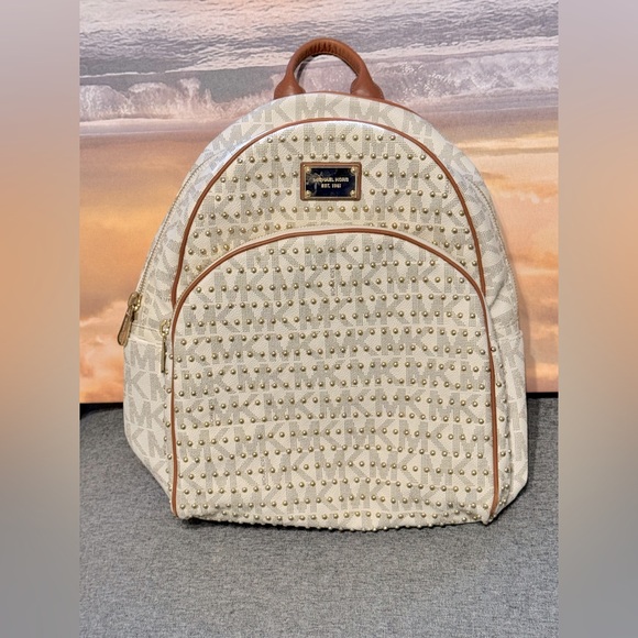 Michael Kors Studded Jet Set Backpack - Picture 8 of 10